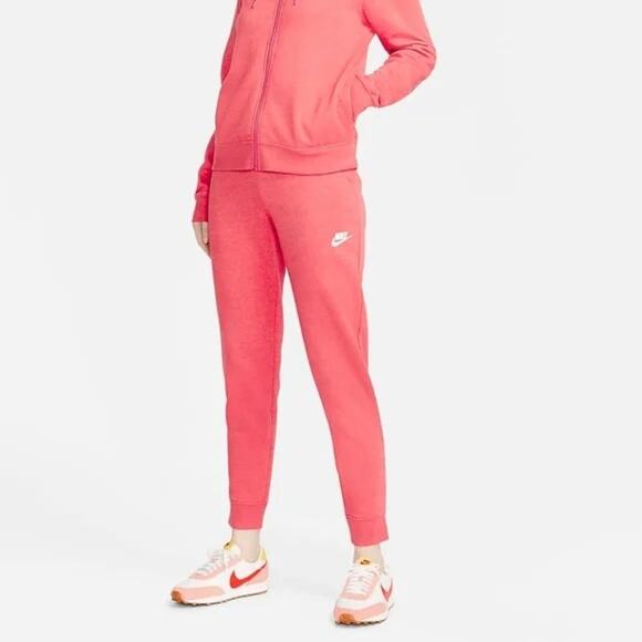 NEW Nike Club Fleece Leggings Women’s Size XL Peach BV4087-622 Essentials - Picture 1 of 6